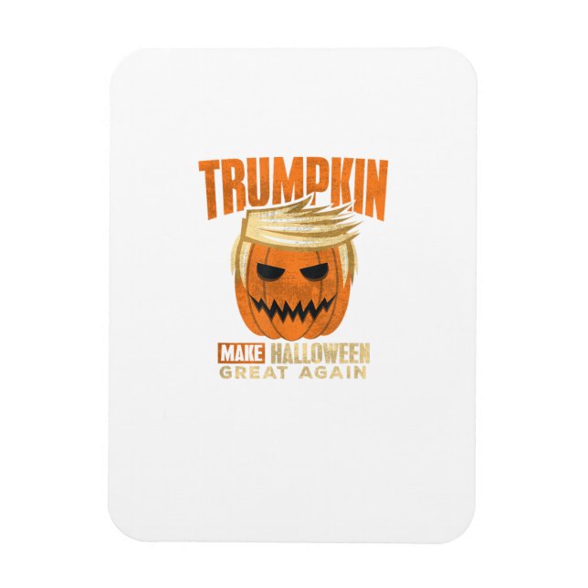 Halloween Trumpkin Funny Make America Great Magnet (Vertical)