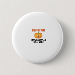 Halloween Trumpkin – Funny Pumpkin Graphic for Hal 6 Cm Round Badge