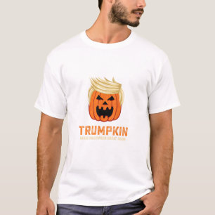 Halloween Trumpkin Funny – Spooky Parody Slogan T-Shirt