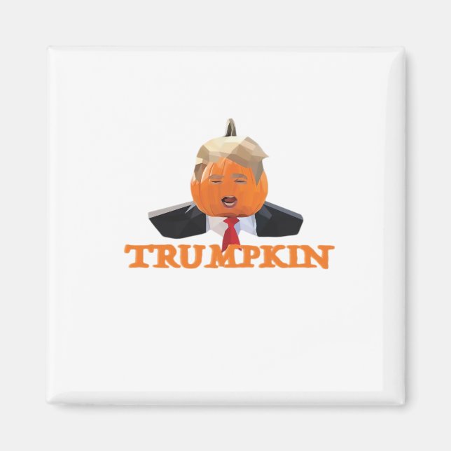 Halloween Trumpkin Magnet (Front)