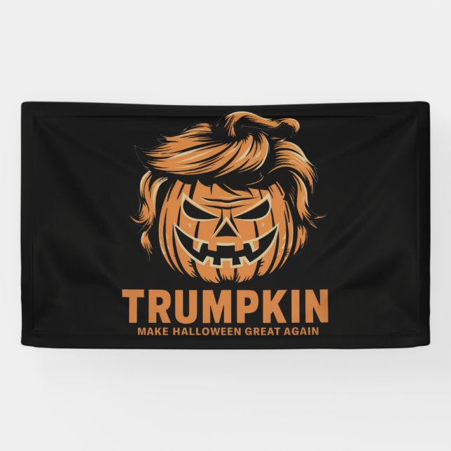 Halloween Trumpkin Make Halloween Great Again  Banner (Horizontal)