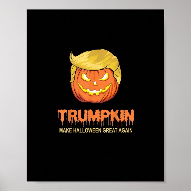 Halloween Trumpkin - Make Halloween Great Again De Poster (Front)
