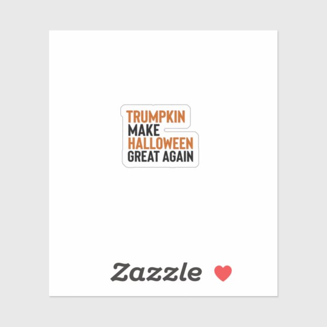 Halloween Trumpkin – Make Halloween Great Again Fu (Sheet)