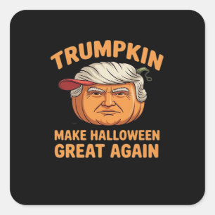 Halloween Trumpkin Make Halloween Great Again Funn Square Sticker