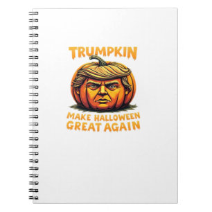 Halloween Trumpkin Make Halloween Great Again Notebook
