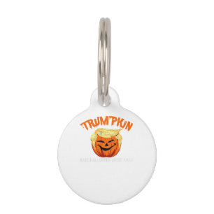 Halloween Trumpkin Make Halloween Great Again Pet Tag