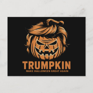 Halloween Trumpkin Make Halloween Great Again  Postcard