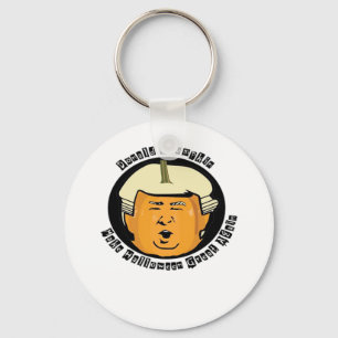 Halloween Trumpkin Pumpkin Classic Key Ring