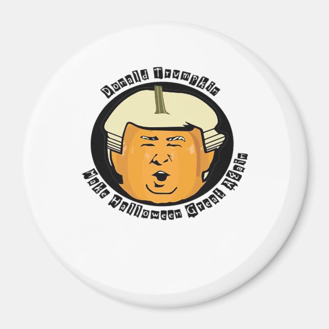 Halloween Trumpkin Pumpkin Classic Magnet (Front)