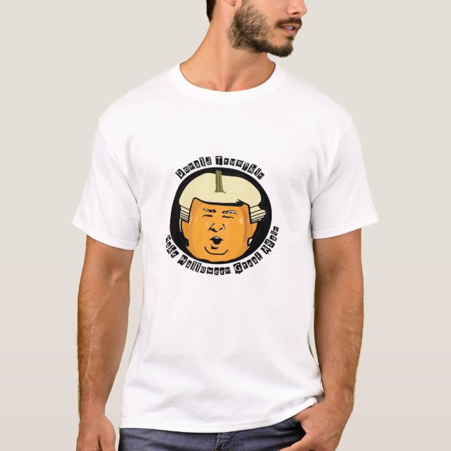 Halloween Trumpkin Pumpkin Classic T-Shirt (Front)
