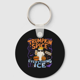 Halloween Trumpkin Sce And Everything Ice Pumpkin  Key Ring