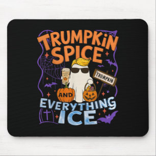 Halloween Trumpkin Sce And Everything Ice Pumpkin Mouse Pad