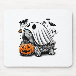 Halloween Turtle Ghost Pumpkin Costume Terrapin To Mouse Pad