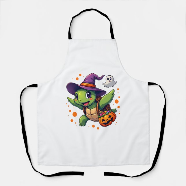 Halloween Turtle Tortoise Costume Men Women Kids B Apron (Front)