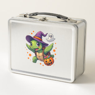 Halloween Turtle Tortoise Costume Men Women Kids B Metal Lunch Box