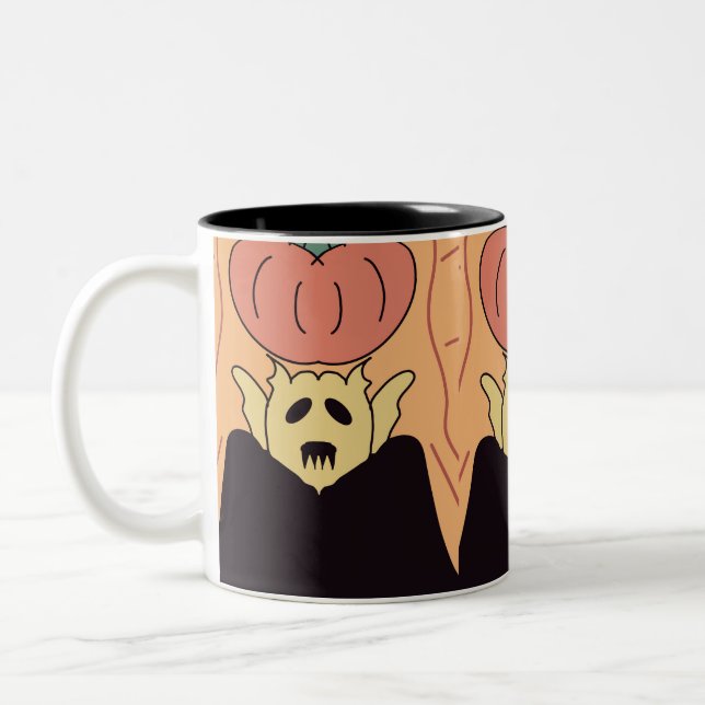 Halloween Two-Tone Coffee Mug (Left)