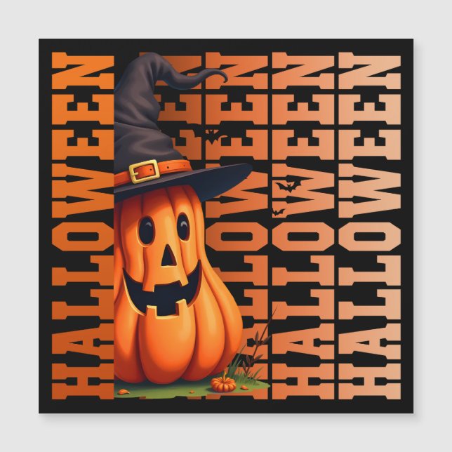 Halloween typography cool funny pumpkin gift ideas (Front)