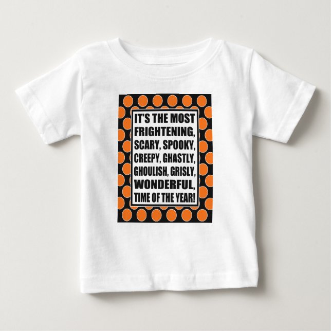Halloween Typography, My 1st Halloween Baby T-Shirt (Front)