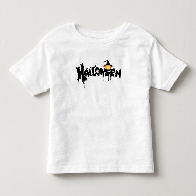 Halloween Typography  Toddler T-Shirt (Front)