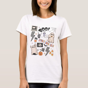 Halloween Ultrasound Tech Fall Autumn Sonographer T-Shirt