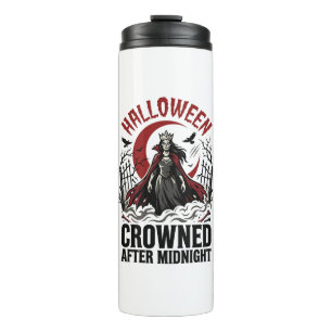 Halloween Undead Queen Midnight Rising Thermal Tumbler