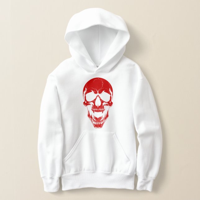 halloween undead vampire skull scary monster red (Laydown)