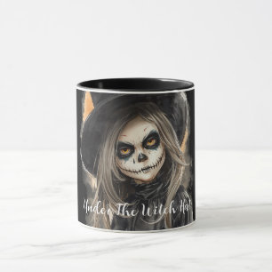 Halloween, Under the Witch Hat, Spooky Creepy Mug