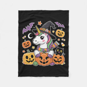 Halloween Unicorn Pumpkin Cat Kids Cute Costume Sh Fleece Blanket