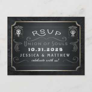 Halloween Union of Souls Matching RSVP Postcard