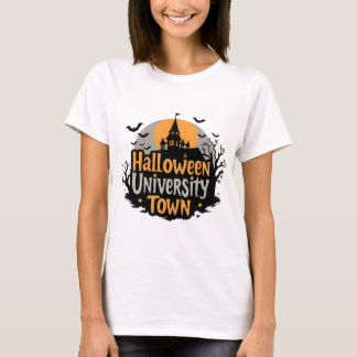 Halloween University Town T-Shirt