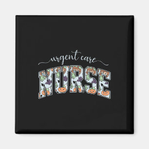 Halloween Urgent Care Nurse Retro Minor Injury Uni Magnet