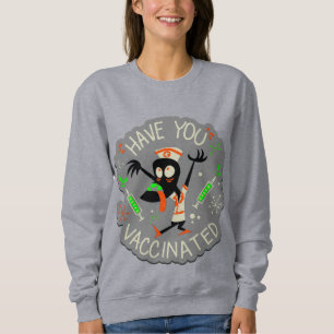 halloween vaccine nurse monster creepy covid sweatshirt