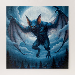 Halloween Vampire Bat Puzzle 