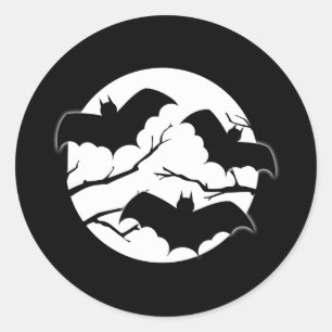 Halloween Vampire Bats Sticker