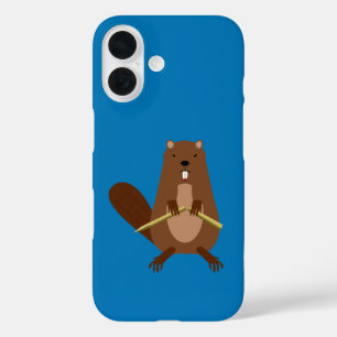 Halloween Vampire Beaver iPhone 16 Case