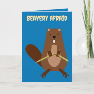 Halloween Vampire Beaver Custom Card