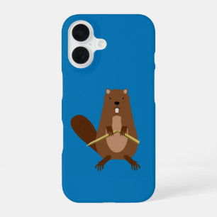 Halloween Vampire Beaver iPhone 16 Case