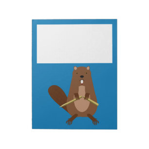 Halloween Vampire Beaver Notepad