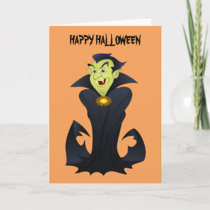 Halloween Vampire Card
