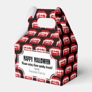 Halloween Vampire Fangs Trick or Treat Gift Box