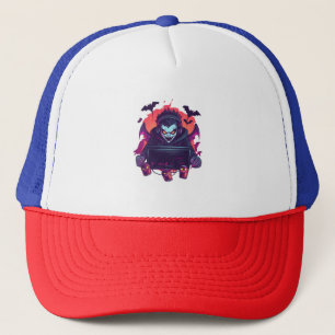 Halloween Vampire Gamer Trucker Hat