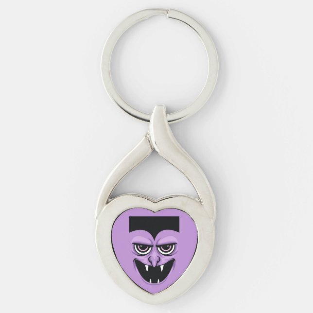 Halloween Vampire Key Ring (Front)