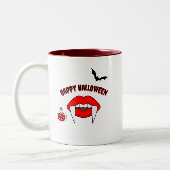Halloween Vampire Mug (Left)