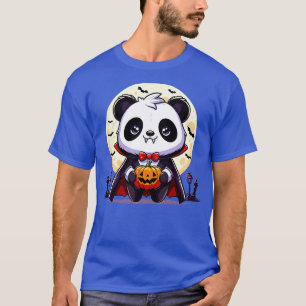 Halloween Vampire Panda TShirt 1