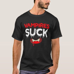 Halloween Vampire Sayings Creepy Werewolf Bloodsu T-Shirt