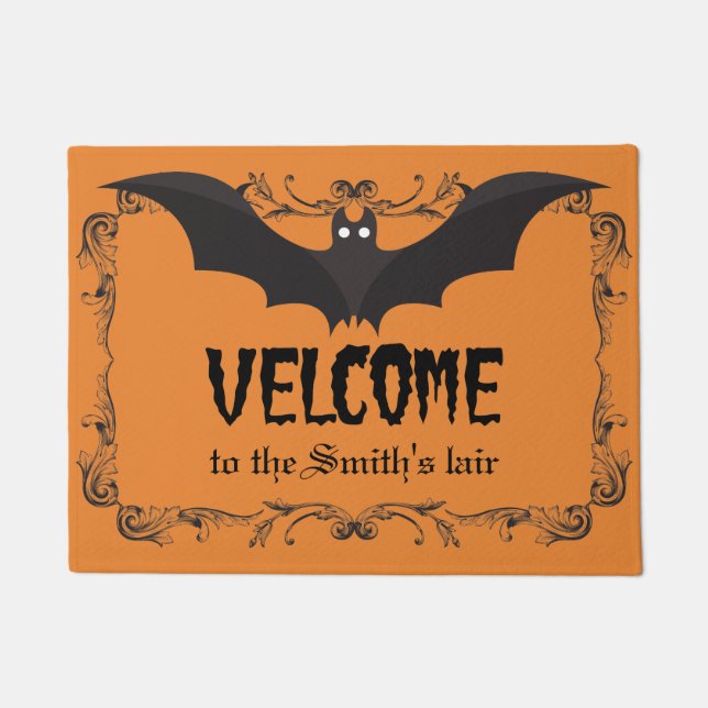 Halloween Vampire Velcome Doormat (Front)