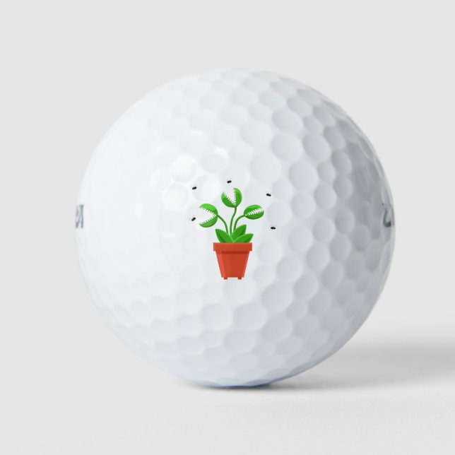 halloween venus fly trap golf balls (Front)