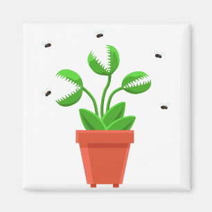 halloween venus fly trap magnet