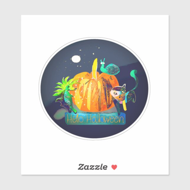  Halloween Vibe — Pumpkin Whispers & Animals (Sheet)