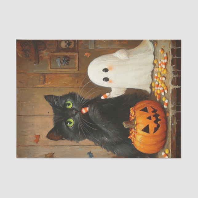 Halloween Vibes5 Tissue Paper (Front)